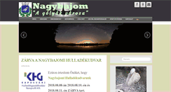Desktop Screenshot of nagybajom.hu